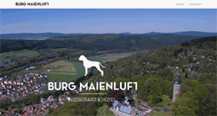 Desktop Screenshot of burg-maienluft.de